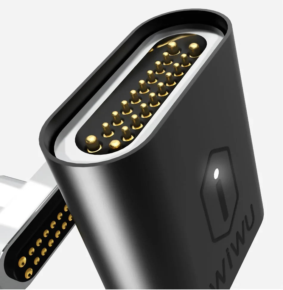 Wiwu Magsafe Type-C Magnetic Cable Connector For Macbook - Tashqila Wiwu Magsafe Type-C Magnetic Cable Connector For Macbook - Tashqila